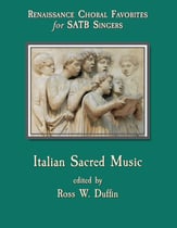 ITALIAN SACRED MUSIC SATB choral sheet music cover